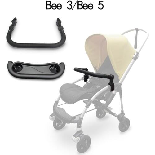 Baby Stroller Armrest Dinner Plate for Bugaboo Bee3/5 and Babyzen Yoyo Yoya PU leather or EVA handrest Bumper Bar Pram Access