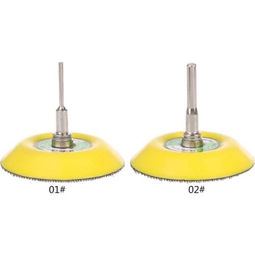 3''75mm Sander Disc Sanding Buffing Polish Backing Pad Backer Plate 3/6mm Shank Electric Grinder Rotary Tool