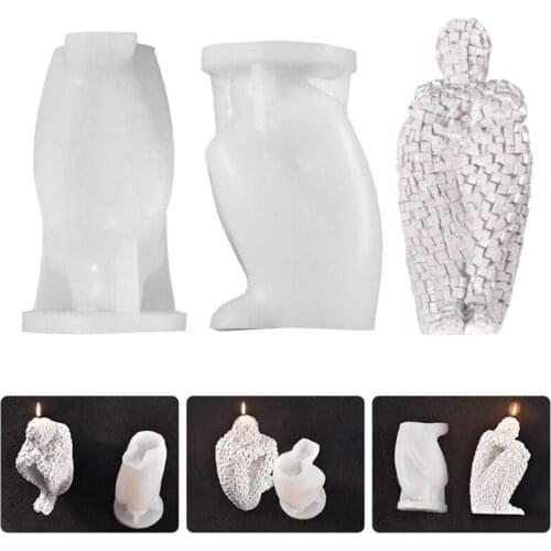 50JD 3D Plump Woman Candle Silicone Mold Female Body Art Wax Soap Mould Fondant Sugar Cake Chocolate Decorating DIY Baking Tools