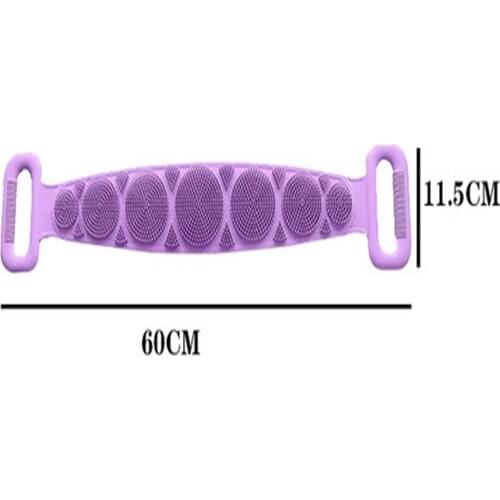 Silicone Brushes Bath Towels Rubbing Back Mud Peeling Body Massage Shower Scrubber Skin Clean Brushes Bathroom