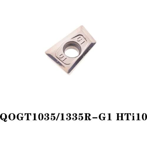 100% Original QOGT QOGT1035R-G1 HTI10 QOGT1335R-G1 CNC lathe Insertion Carbide Insert Imported From Japan Efficient And Durable