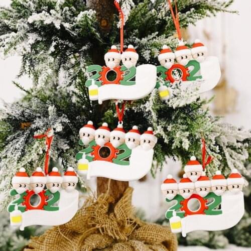 Cute Christmas Tree Ornaments Gifts Santa Claus With A Mask Personality Ornaments Trend Christmas Decoration
