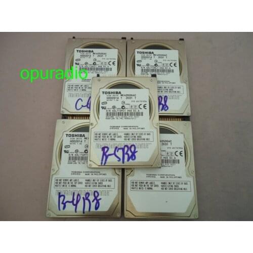 Top quality TOSHI MK4050GAC DISK DRIVE HDD2G16 T ZH01 T DC+5V 1.3A 40GB FOR mercedes-benz car HDD navigation systems