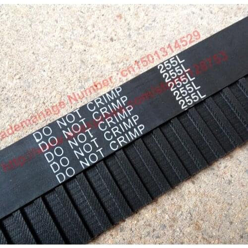 5 pieces/set 255 L 050 Timing belt Pitch 9.525mm length 255" (647.7mm) width 0.5" (12.7mm) teeth 68 Timing pulley 270L050