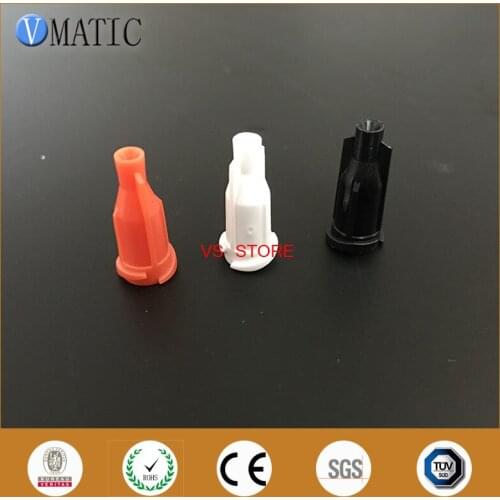 Free Shipping Quality 500 Pcs Orange/Black Color Luer Lock Dispensing Syringe Barrel Caps Screw Thread Tip Stopper