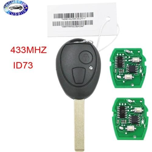 Car Remote Key For Bmw Mini Cooper S R50 R53 ONE Full 7935 PCF7930/31AS ID73 434Mhz Auto Smart Replace Blank Key