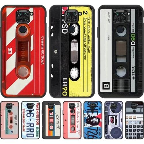 Redmi Note 9 Case For Xiaomi Redmi Note 9S 9 10 Pro Poco X3 M3 F2 Pro F3 Case Soft Silicone Cover PocoX3 NFC Cassette Tape Retro