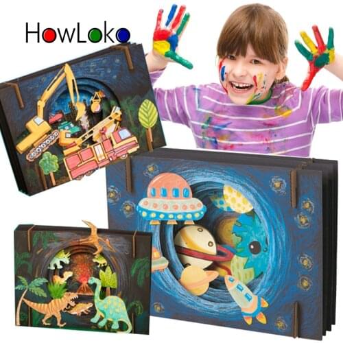 DIY Children Vast Starry Sky Handmade Craft Toys Painting Materials Package Drawing Educational Toys Kids Gift DIY Toys