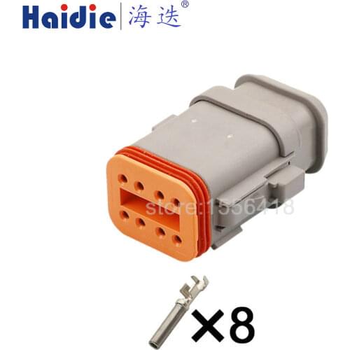 2sets 8pin auto wiring harness plug cable electric plug connector DT06-08SA-E008