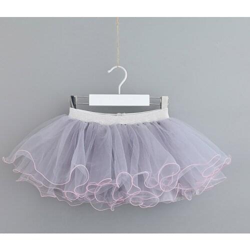 Fashion Kids Girls tutu skirts Ballet tutu Dance clothes 4 layer party costume