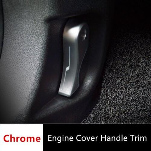 Car Head Engine Cover Handle decoration for BMW 1/2/3/4/5 Series E60 X1X5X6 Chrome ABS Interior accessories