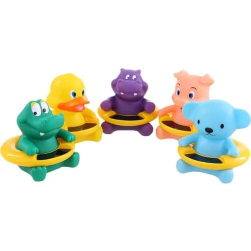 Pratical Tools Pool Baby Bath Thermometer Accurate Display Cute Cartoon Animal Shape Floating Accessory