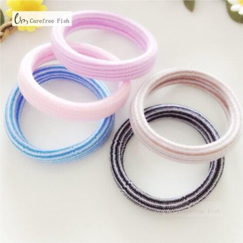 Free shiping 5 pcs Silicone elastic hair bands accessories for women spiral scrunchy telephone wire springs and gum bandeau