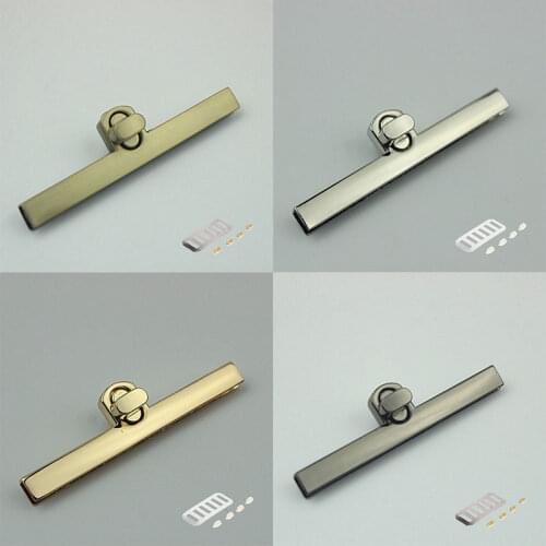 DIY Craft Bag Purse Metal Clasp Turn Locks Closure Hardware Buckle Turn Twist Lock Bag Clasp Hardware Lock Bag Accessory 1PC