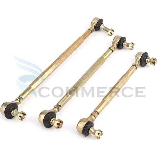 1 Pair 120mm 130mm 150mm 170mm 200mm M10 ATV Tie Rods Kits Fit Ball Joint for China Chinese ATV Quad Bike Parts