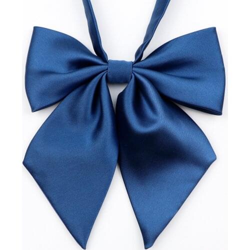 Colorful Women Girl Bow Tie Gorgeous Vintage Solid Color Butterfly Bowknot Chic Handiness Simple Shirt Collar Cravat Accessory