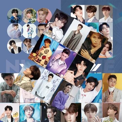 Nine Percent Little Devil Linkai Star Posters HD Coated Paper 1 Set of 8 Sheets Star Surroundings Photo Dormitory Wall Stickers