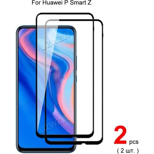 2pcs For Huawei P Smart Z Glass Full Cover Tempered Glass Screen Protector Protective Glass For Huawei P Smart Z