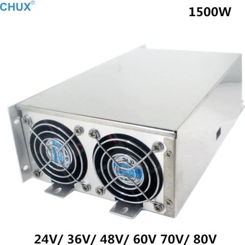 CHUX 24V 36V 48V Power Supply Switching Mode Single Output ac to dc 60V 70V 80V Industry Transformer for LED Strip light