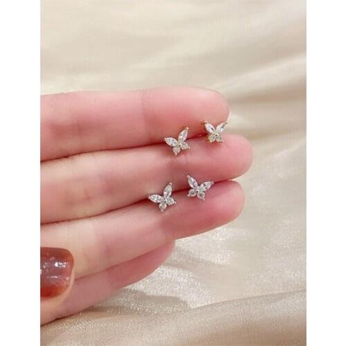 Creative Cute Colorful little bear Gummy Animal Small Bear Earrings Minimalism Cartoon Design Female Danglers Jewelry Kid Gift