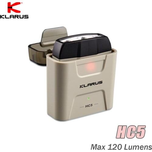 Klarus HC5 Carriz Fishing Lamp ,Feel Headlight ,120LM Hat Lamp ,Work Rechargeable Lithium Electric USB Waterproof Floodlight