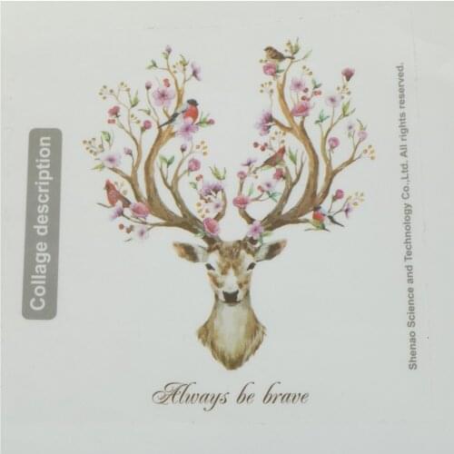 1PC Wall Sticker Home Decoration Art Decal Mural Cactus / Dinosaur / Balloon / Sika Deer Head / Monkey / Rocket / Birdcage Style