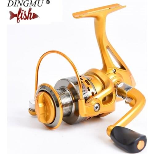 Spinning Fishing Reel 6BB 5.5:1 Gear Ratio 1000-5000 Series Metal Folding Rocker Fishing Wheel Boat Rock Fishing Reel Spinning