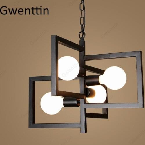 Modern Led Iron Pendant Light Loft Industrial Hanging Lamp Nordic Home Are Decor for Bar Bedroom Dining Light Fixtures Luminaire