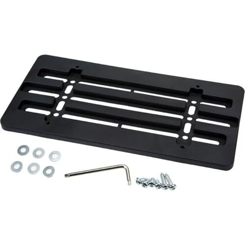 For BMW Universal Car Front License Plate Tag Holder Covers PP Plastic License Frame With Mounting Kit Automobile Accessories