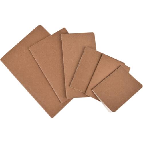 Vintage Cowhide Paper Notebook Blank Notepad Note Book Soft Copybook Daily Weekly Memos Kraft Cover Journal Notebooks Planner