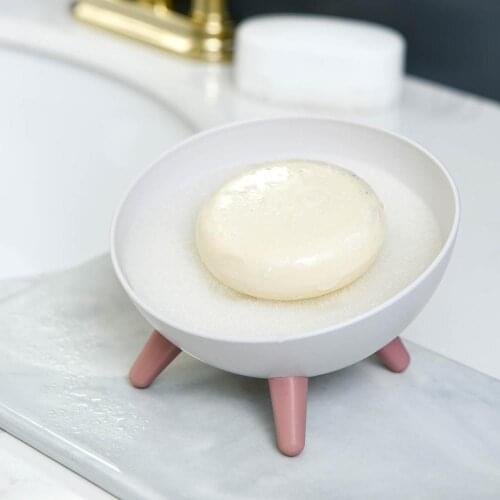 Punch-free soap box household drain soap holder soap holder toilet creative cute bathroom shelf dish storage soap box container