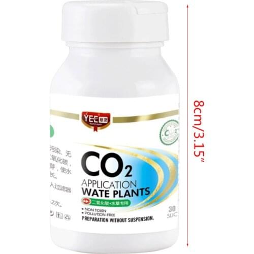 30 Pcs Aquarium CO2 Tablets Carbon Dioxide Diffuser for Live Water Plant Grass Fish Tank Accessories