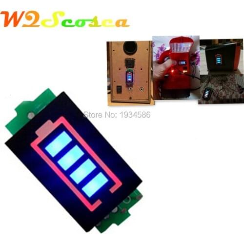 4S 18650 Li-po Li-ion Lithium Battery Capacity Indicator Board Power Level Tester Indicator Display Electricity Meter Module