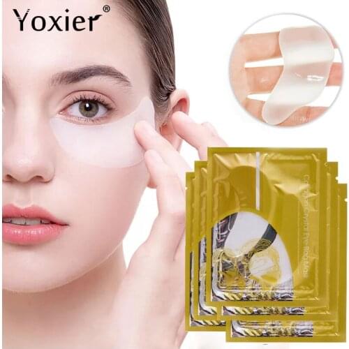 Collagen Firming Anti-wrinkle Eye Mask Anti-Puffiness Dark Circles Moisturizing Anti-Aging Hyaluronic Acid Eye Care 5pair/10pcs