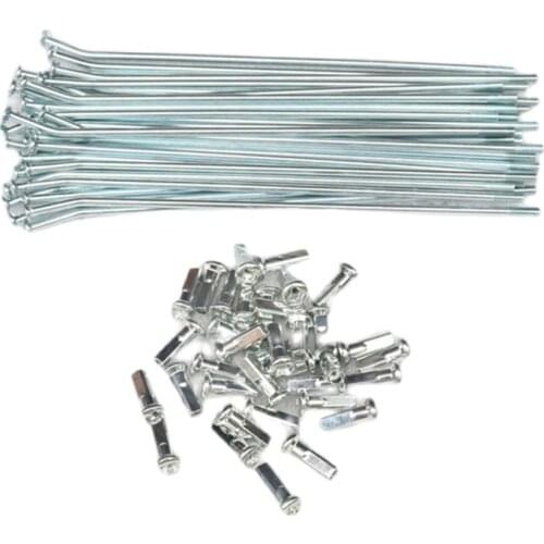 8G 176mm 36 Pcs Wheel Steel Spokes Nipples for Pit Bike Enduro Spokes Steel Wire Cap Hat for CRF KTM KXF YZF WR BSE