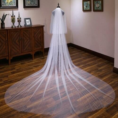 Auguswu Wedding Long Veils