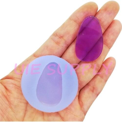 BYL449U 35.5mm x 21.0mm Cute Earrings Silicone Mold Resin Necklace Pendant Making Clay Craft Fondant Cake Decoration FOOD SAFE
