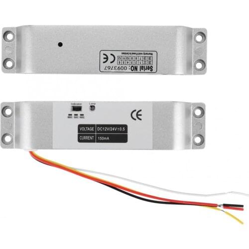 DC 12V Electric Drop Door Lock Magnetic Induction Gate Entry Anti-Theft Access Control Electromagnetic Lock 1 Ton Holding Force