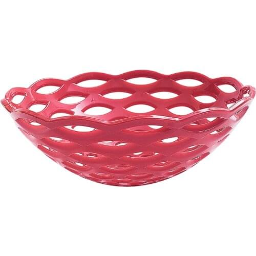 Fuchsia Color Pit Fruit Bowl