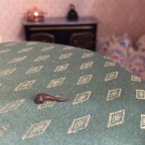 G07-X466 children gift Toy 1:12 Dollhouse mini Furniture Miniature rement Doll accessories Fathers pipe 1pcs