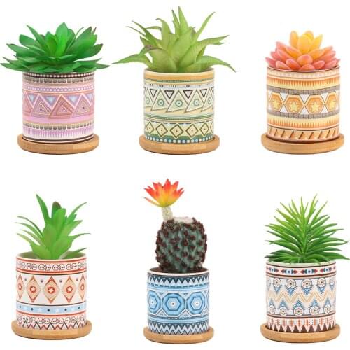 Interior Office Desktop Decoration Planting Simulation Potted Plant Small Flower Pot Holiday Gift