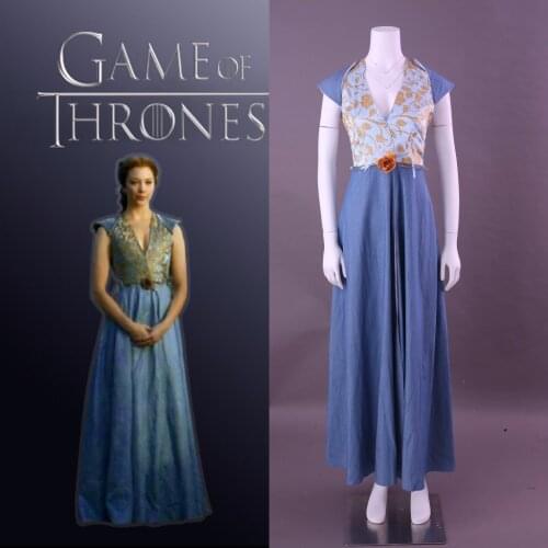 Cosplaydiy Custom Made Margaery Tyrell Cosplay Costume Women Adult Cosplay Dress Costume L0516