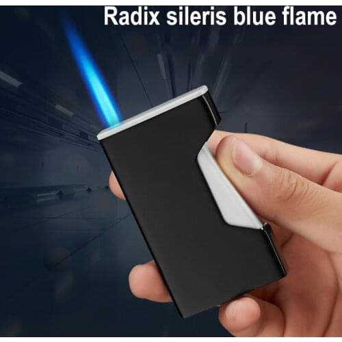Metal Gas Torch Lighter Windproof Blue Flame Cigar Ciggrarettes Lighters Inflatable Butane Spray Gun Jet Lighter Fire Starter