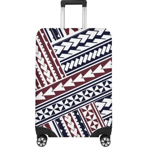 Polynesian Elastic Luggage Cover Protective Suitcase Customized Anti-dust Case Cover For Travel Ladies Men Women Free Drop Ship