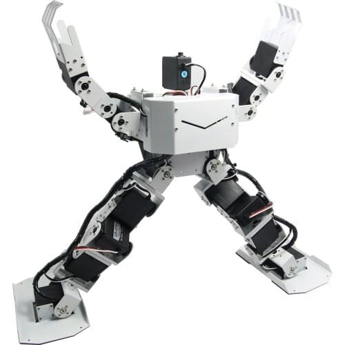 17DOF Robo-Soul H3.0 Biped Robotics Two-Legged Human Robot Aluminum Frame Kit with 17pcs LD-2015 Servo for Arduino