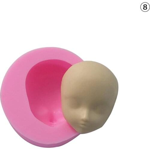 Silicone Baby Face Mold for Fondant Chocolate Soap Handmade Soap