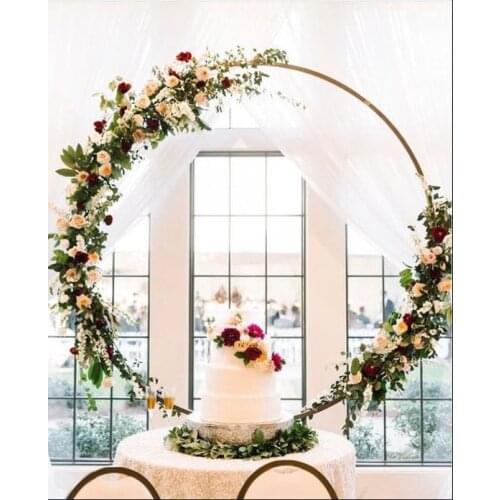 Wedding Flower Frame Artificial Flower Wall Metal Stand Wedding Background Decor Balloon Arch Decorative Wreath