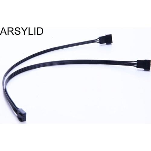 ARSYLID Converte Cable 4pin 1 to 2 support PWM Extension cable for fan 30cm RoHS
