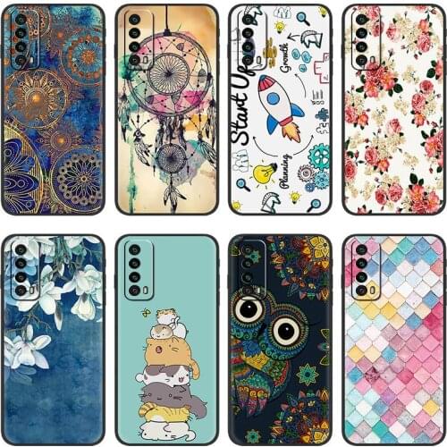 New Arrival Waterproof Phone Case For Huawei Y7a/P Smart 2021 Soft Cover Frosted TPU Shockproof