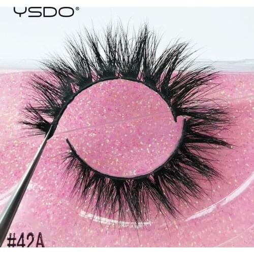 YSDO mink eyelashes dramatic thick real 3d mink lashes natural false eyelashes extension makeup fluffy volume lashes faux cils
